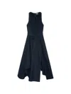 Givenchy Asymmetric-hem Dress In Blue
