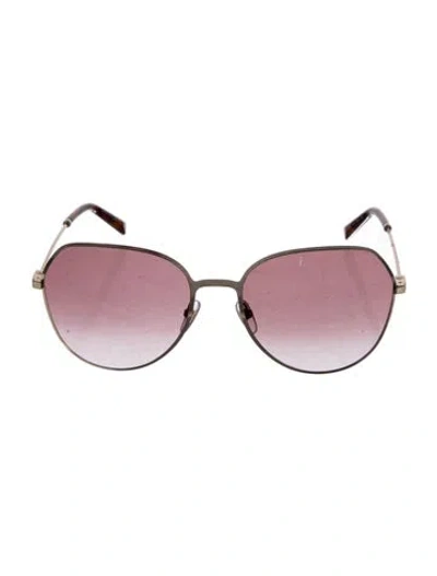 Pre-owned Givenchy Aviator Gradient Sunglasses In Brown