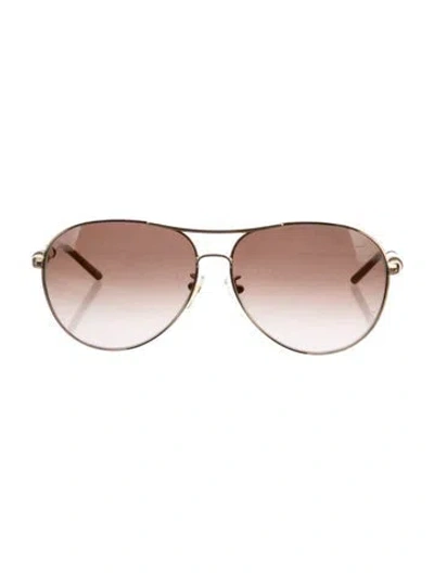 Pre-owned Givenchy Aviator Gradient Sunglasses In Neutral