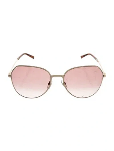 Pre-owned Givenchy Aviator Gradient Sunglasses In Purple