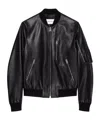 Givenchy Aviator Jacket In Leather In Black