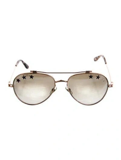Pre-owned Givenchy Aviator Mirrored Sunglasses In Multi