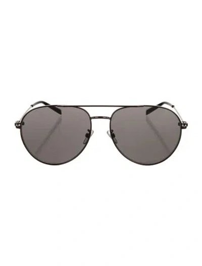 Pre-owned Givenchy Aviator Tinted Sunglasses In Black