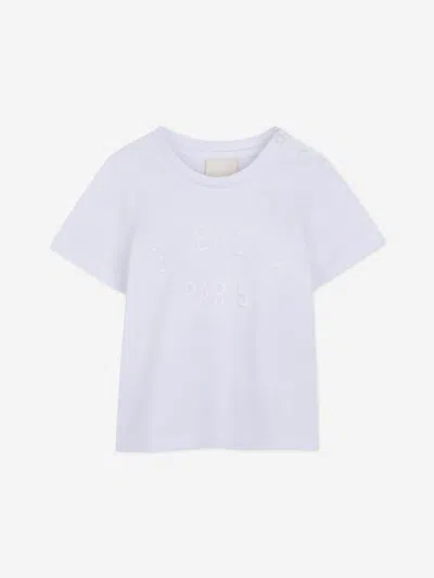 Givenchy Baby Boys Embroidered Logo T-shirt In White