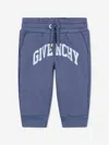 Givenchy 4g-motif Logo-print Track Pants In Blue