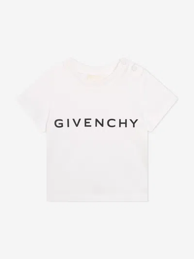 Givenchy Baby Boys Logo Print T-shirt In White
