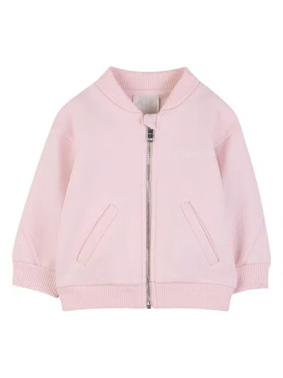 Givenchy Baby Girl's & Little Girl's Cotton Logo Bomber Jacket In Pink
