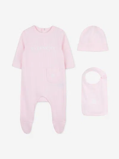 Givenchy Baby Girls Babygrow Set In Pink