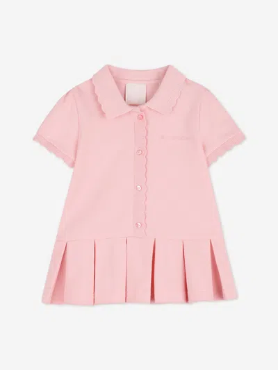 Givenchy Baby Girls Embroidered Logo Polo Dress In Pink