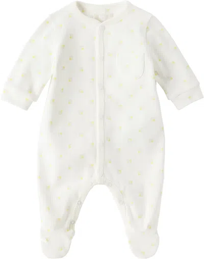Givenchy Baby Off-white All-over Print Bodysuit In 117 Offwhite