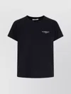 Givenchy Black Cotton Jersey Crewneck T-shirt In Multi
