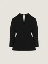 Givenchy Back-to-front Jacket In Wool In Black