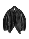 Givenchy Back-to-front Biker Jacket In Leather In Multi