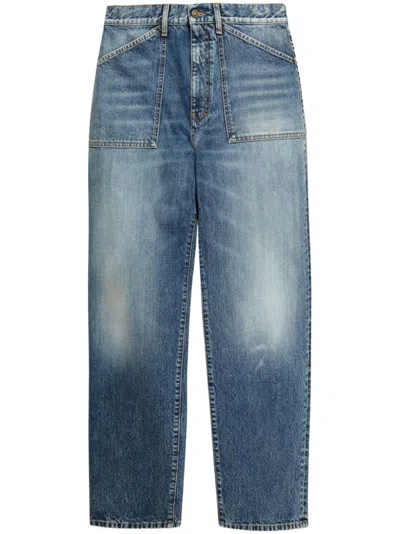 GIVENCHY GIVENCHY BAGGY LIGHT BLUE DENIM JEANS