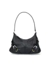 Givenchy Womens Voyou Harness Medium Leather Shoulder Bag Black