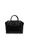 Givenchy Small Antigona In Box Leather Bags In Black