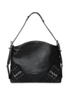 Givenchy Medium Voyou Leather Shoulder Bag In Black