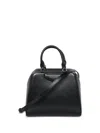Givenchy Nano Antigona Cube Leather Crossbody Bag In Black