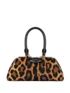 Givenchy Antigona Ew Mini Shoulder Bag In Animalier Pony Skin In Animal Print