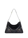 Givenchy Women Voyou Nano Bag In Polished Leather In Black