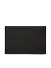 Givenchy Paris 1952 Embroidered Satin Clutch In Black