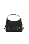 Givenchy Women Voyou Medium Leather Shoulder Bag In Black
