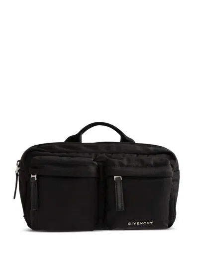 Givenchy Multi-pocket Top-handle Belt Bag In Black
