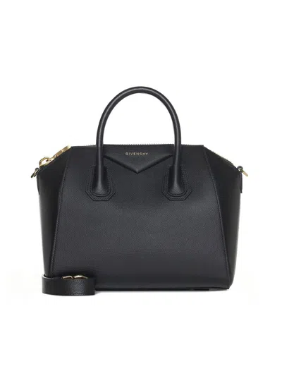 Givenchy Versatile Compact Tote Bag With Adjustable Strap In Black