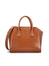 Givenchy Leather Top-handle Shoulder Bag In Brown