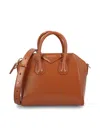 Givenchy Leather Top-handle Shoulder Bag In Brown