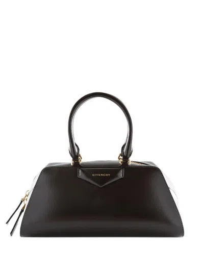 Givenchy Small Antigona East-west Bag In Box Leather In Black