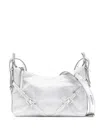 Givenchy Versatile Mini Crossbody Bag With Adjustable Strap In Silver