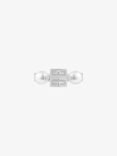 Givenchy 4g Ring In Metal With Pearls