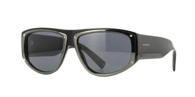 Pre-owned Givenchy Balenciaga Bb0289s Black/grey Silver Flash Lenses (001) Sunglasses In Grey Silver Mirrored