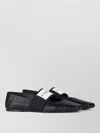 Givenchy Ballerina Shoes Flat Sole Square Toe In Black