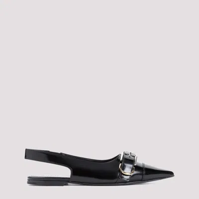 Givenchy Women Voyou Leather Slingback Flats In Animal Print