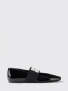 Givenchy Sliced Square Ballerinas In Patent Leather In Black