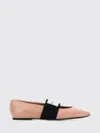 Givenchy Isabel Marant Etoile Clemencia Suede Short Vest With Shearling Lining In Pink