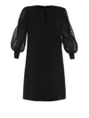 Givenchy Dress With Pleated Sleeves In Black