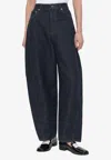 Givenchy Balloon-fit Denim Jeans With Classic Texture In Blue