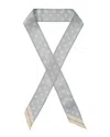 Givenchy Bandeau Silk Scarf In Blue