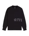 Givenchy Barbed Wire Crew-neck Sweatshirt In Black