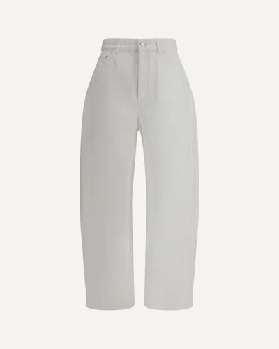 Givenchy Women Barrel Jeans In White