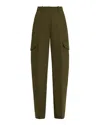Givenchy Cotton-wool Cocoon Cargo Trousers In Green