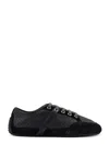 Givenchy Men Baskets Low-top Leather And Suede Sneakers In Black