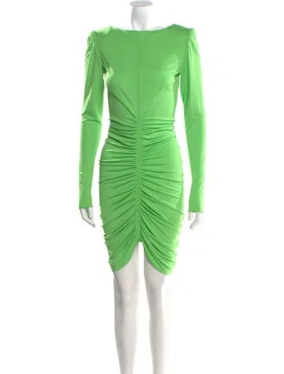 Pre-owned Givenchy Bateau Neckline Knee-length Dress W/ Tags In Green