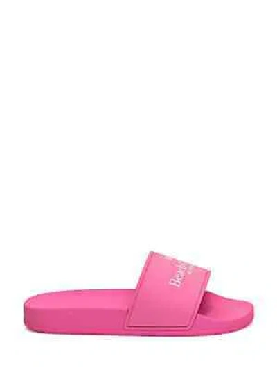 Pre-owned Givenchy Beach Club 52 Slippers In Pink