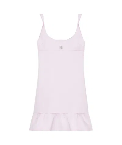 GIVENCHY DRESS IN SATIN WITH TWISTED STRAPS AND 4G DETAIL