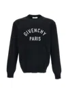 Givenchy Beaded Logo-print Sweater In Black