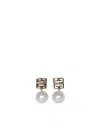 Givenchy Beads 4g White/gold Earrings In White